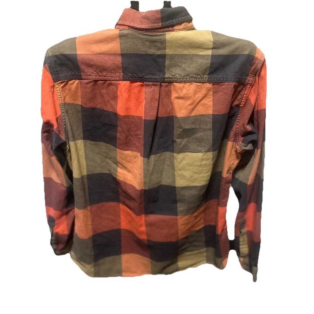 Eddie Bauer Mens Plaid Flannel Long Sleeve Sz Large Cotton - Picture 2 of 7